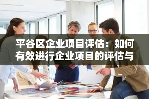 平谷区企业项目评估：如何有效进行企业项目的评估与管理