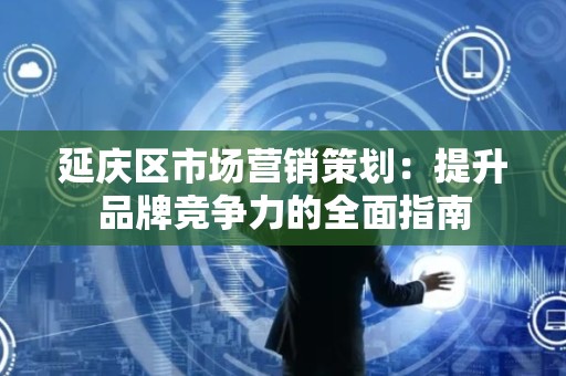 延庆区市场营销策划：提升品牌竞争力的全面指南