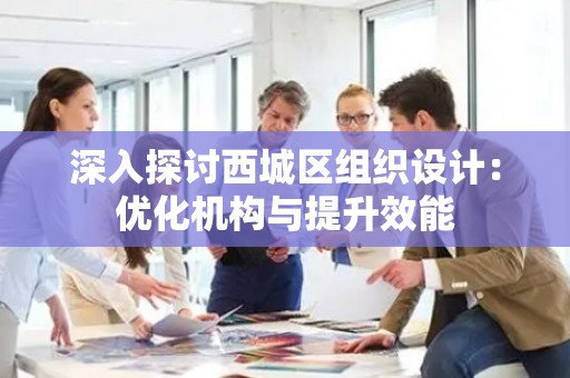深入探讨西城区组织设计：优化机构与提升效能